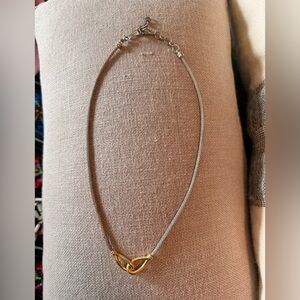 Elegant Silver and Gold Necklace